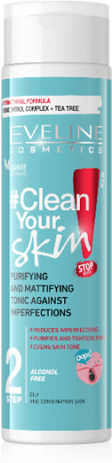 Clean Your Skin Purifying And Mattifying Tonic 2Step 225ml