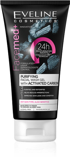 Purifying Face Wash Gel With Activated Carbon