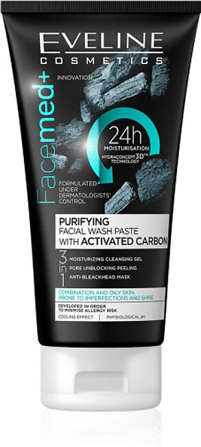 Purifying Facial Wash Paste With Activated Carbon – 150ml