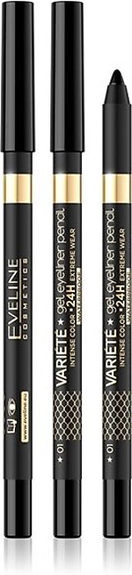 Variete Gel Eyeliner Pencil Pure Black # 01