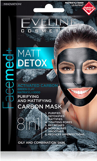 Matt Detox – Purifying & Mattifying Carbon Mask – 2x5ml