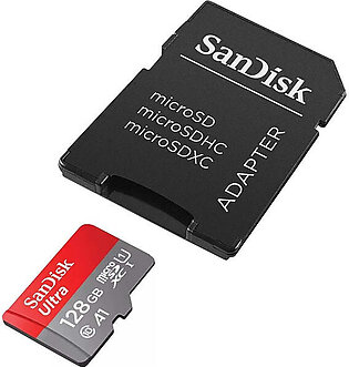 SanDisk Ultra Plus microSD Memory Card With Adapter 150MB/S 128GB