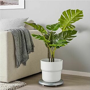 IKEA FORENLIG Plant Pot 24 cm Stylish and Versatile Indoor-Outdoor Pot - White