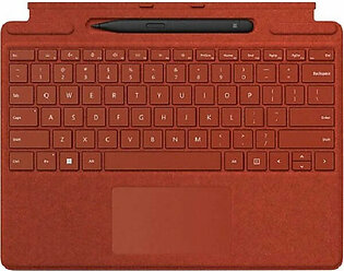 Microsoft Surface Pro Signature Keyboard With Slim Pen 2 (8X6-00021) - Poppy Red