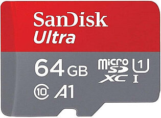 SanDisk 2 X Micro SD Ultra Plus With Adapter Memory Card 100MB/S 64GB