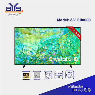 Samsung 65 Inches Crystal UHD 4K Smart LED TV UA65BU8000