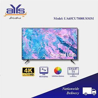 Samsung 65 Inches Crystal UHD 4K Smart LED TV UA65CU7000USMM