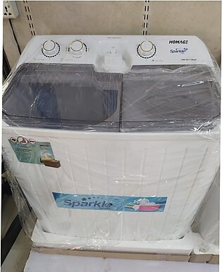 Homage Twin Tub Top Load Washing Machine 10 Kg HW-49102 Glass