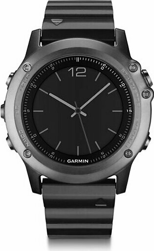 Garmin fenix 3 Sapphire GPS Watch - Gray with Metal Band