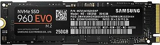 Samsung SSD 960 EVO NVMe M.2 - 250GB