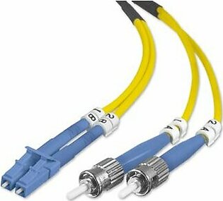 Belkin Fiber Optic Cable; Singlemode ST/LC Duplex, 8.3/125 - 3.0 - Meters