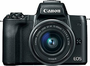 Canon EOS M50 Mirrorless Camera with EF-M 15-45mm IS STM Kit