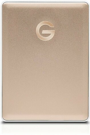 G-Technology G-DRIVE Mobile USB-C External Hard Drive - Gold - 2TB