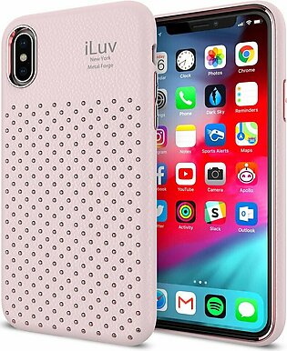 iLuv Metal Forge Case for iPhone XR - Pink