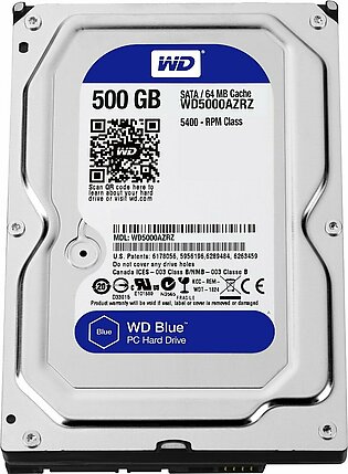 WD Blue PC Desktop Internal Hard Drive - 7200RPM - 32MB - 500GB