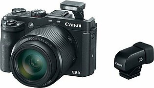 Canon PowerShot G3 X with Electronic Viewfinder EVF-DC1