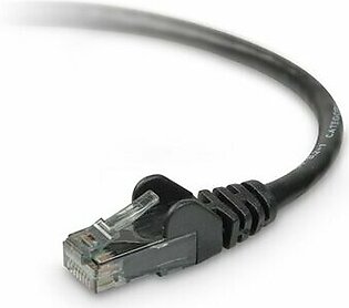 Belkin CAT5e Ethernet Patch Cable Snagless, RJ45, M/M Black