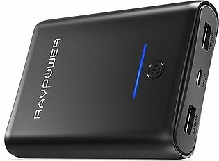 RAVPower 10000mAh Power Bank with 3.4A Output - Black