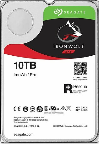 Seagate Ironwolf Pro Internal Hard Drive - 10TB