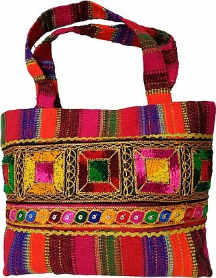 Handmade Embroidered Shoulder Bag