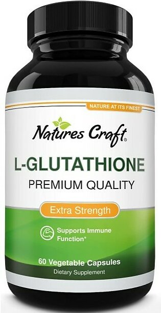 L-Glutathione Dietary Supplement 650 mg - 60 Capsules