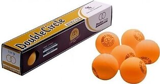 High Quality Double Circle Table Tennis Ping Pong Ball - Pack of 6 Balls