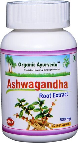 Organic Ayurveda Ashwagandha 60 Capsules