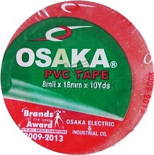 Osaka PVC Tape - 10 Yards (18mm) - Red