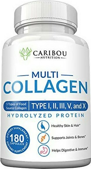 Multi Collagen Dietary Supplement - 180 Capsules