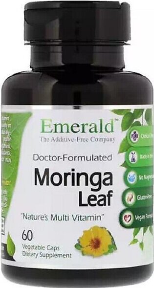 Moringa Leaf Natures Multi Vitamin Dietary Supplement - 60 Capsules