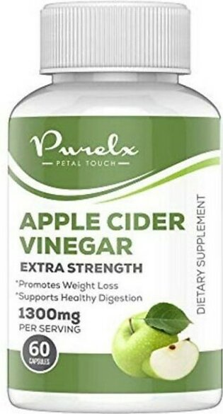 Apple Cider Vinegar Capsules 1300mg -60 Capsules