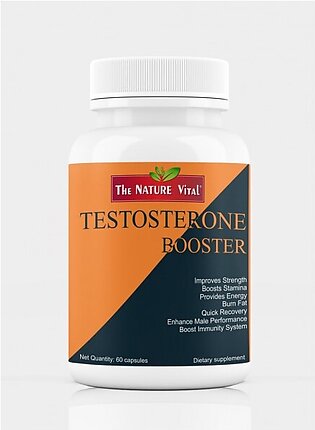 Testosterone Booster For Men Improve Strength Boosts Stamina Dietary Supplement For Mens 60 Capsules