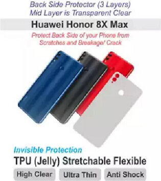 Huawei Honor 8X Max Back Side protector Best material TPU (Jelly) 8 X Max
