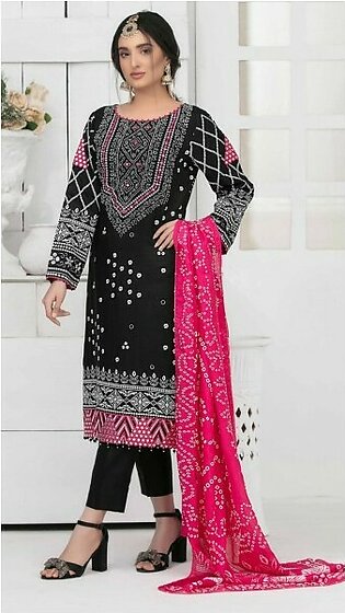 Black Embroidered Shesha Work Dress Collection with Balochi Work
