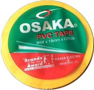 Osaka PVC Tape - 10 Yards (18mm) - Yellow