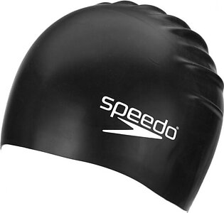 Speedo Silicone Swim Cap - Black Original