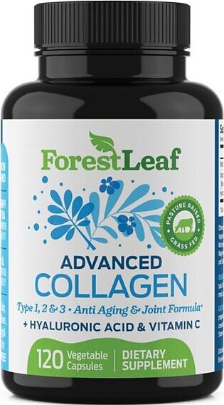 Advanced Collagen Dietary Supplement - 120 Vegetable Capsules