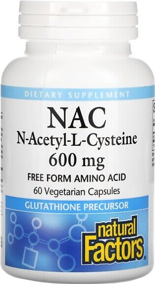 N-Acetyl-L-Cysteine Dietary Supplement 600 mg - 60 Capsules
