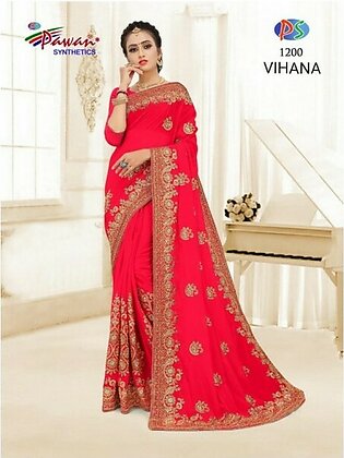 Indian Chiffon Saree in Different colors