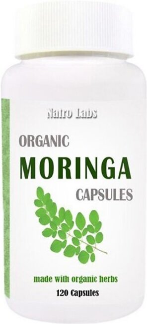 Organic Moringa Vegetarian - 120 Capsules