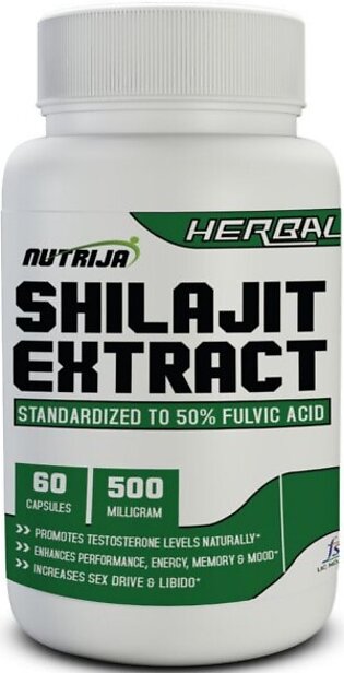 SHILAJIT EXTRACT 500MG 60 Capsules