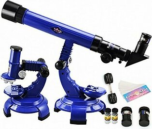 2 IN 1 SCIENCE SET - TELESCOPE for KIDS LEARNING