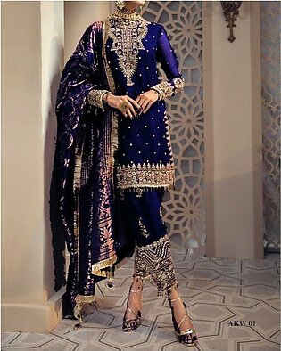 BRIDAL EMBROIDERED DRESS FOR WOMENS