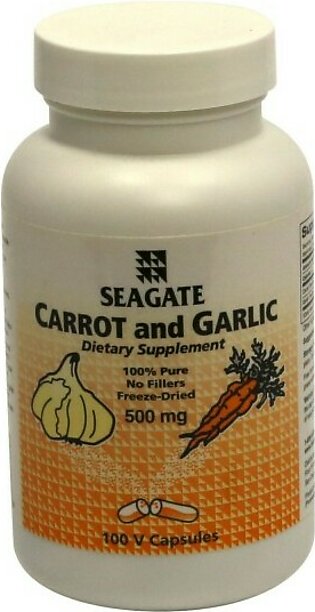 Carrot And Garlic 500mg - 100 Capsules