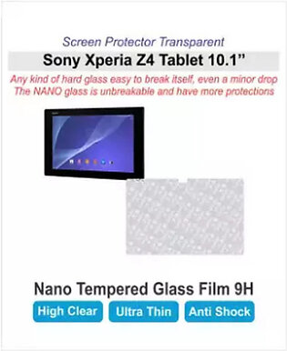 Sony Xperia Z4 Tablet - Screen Protector Best Material Nano Glass Tab 10.1''