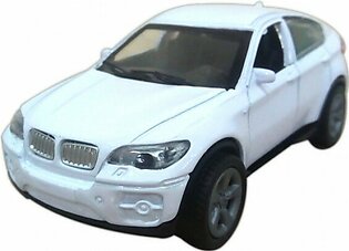 BMW Scaled Model Metal Pull Back Die Cast - White
