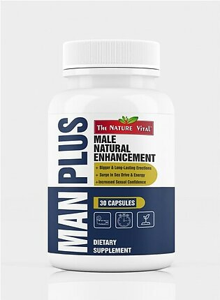 Man Plus Natural Enhancement Dietary Supplement For Mens 30 Capsules