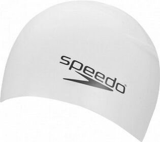 Speedo Silicone Swim Cap - White Original