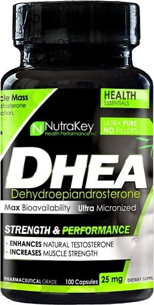 DHEA Dietary Supplement 25 mg - 100 Capsules