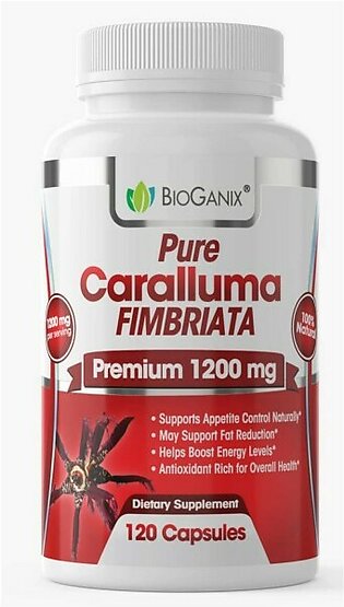 Pure Caralluma Fimriata Premium Dietary Supplement 1200Mg - 120 Capsules